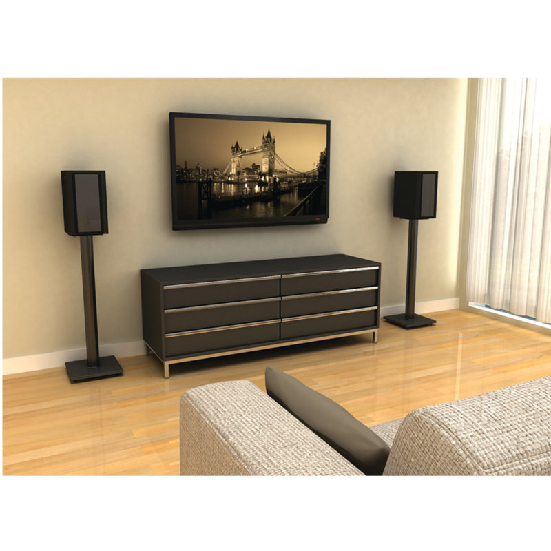 Symple Stuff 30 Fixed Height Speaker Stand Reviews Wayfair